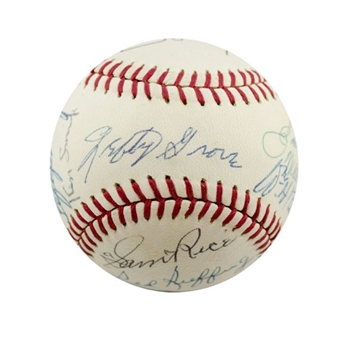 1960s Hall of Famers Official American League Baseball Signed By (18) Including Lefty Grove, Zack Wheat, Casey Stengel, and Joe DiMaggio